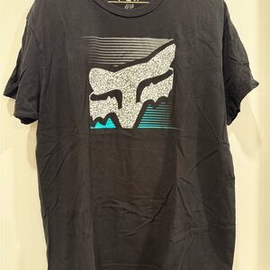 Fox Men's Black Graphic T-Shirt